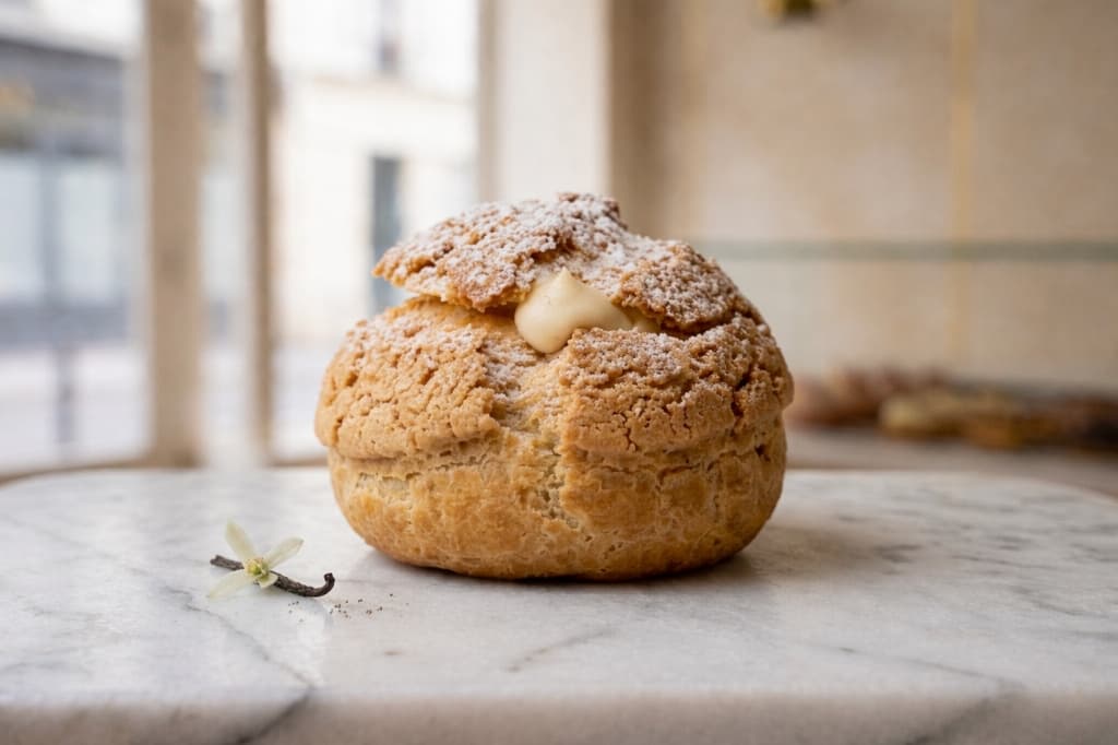 A golden PERLÉ choux pastry